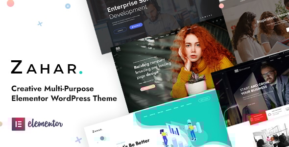 Zahar - Creative Multipurpose Elementor WordPress Theme Logo